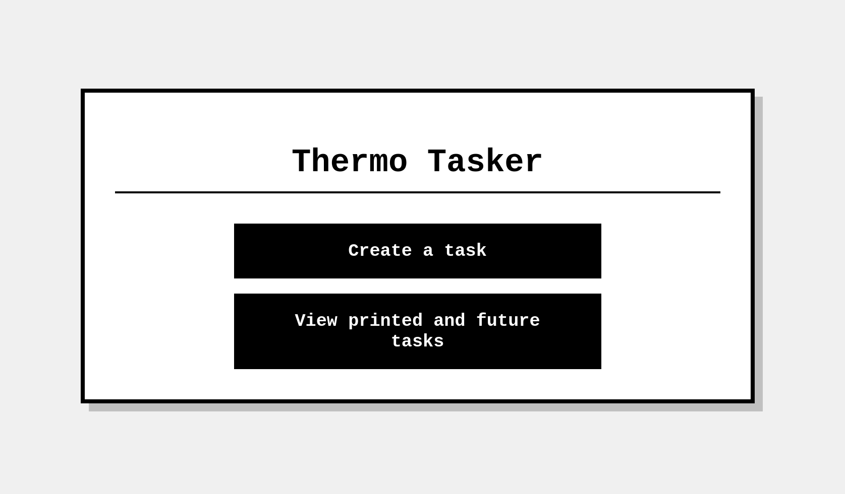 Thermo Tasker's home page