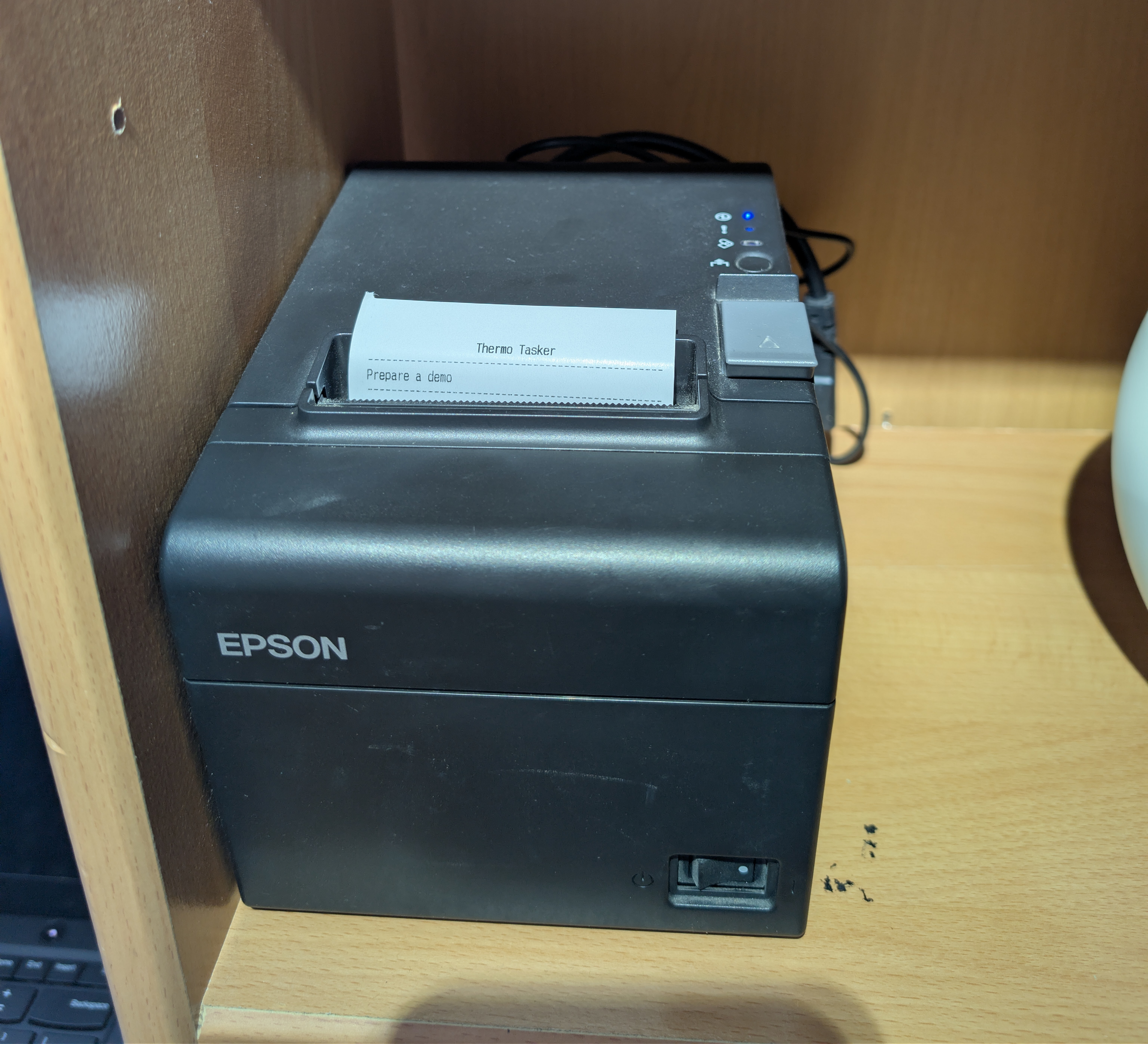 Printer doing its job