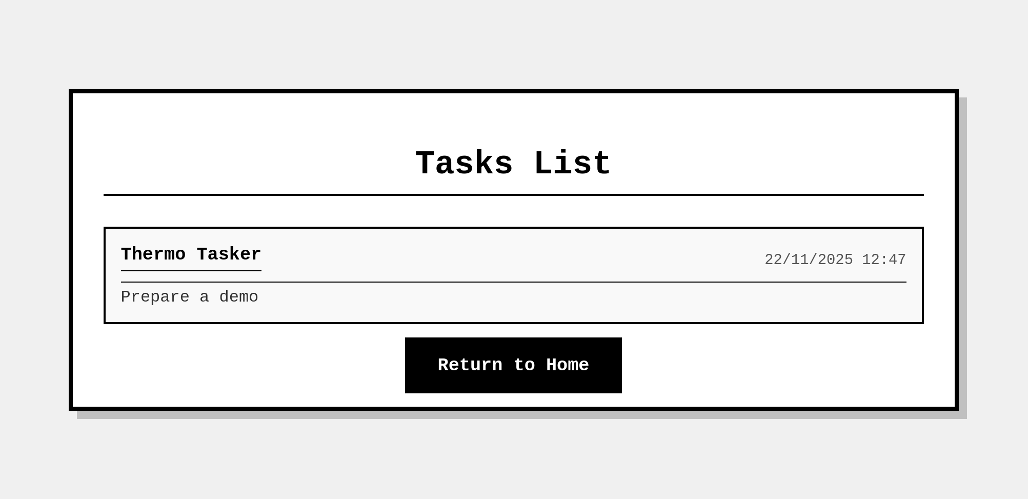 TODO list view